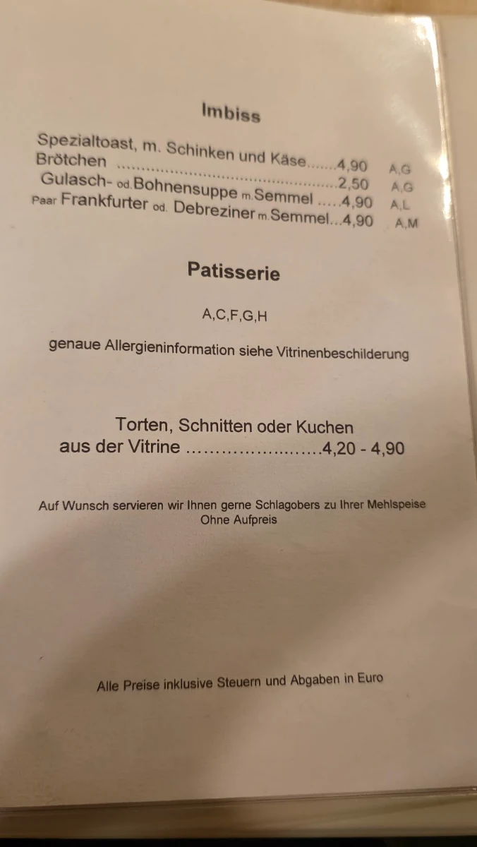 Speisekarte photo 3