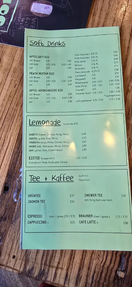 Speisekarte photo 2