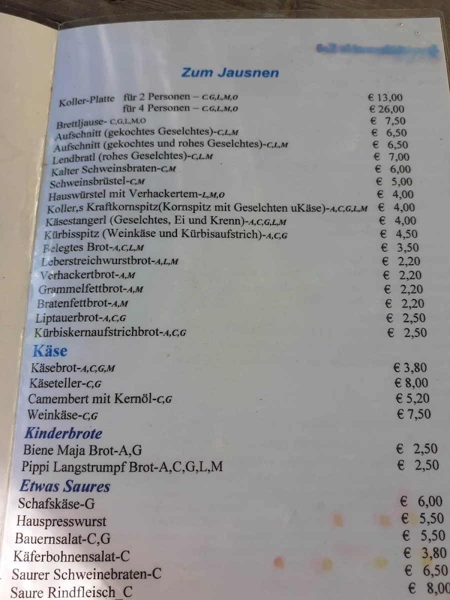 Speisekarte photo 1