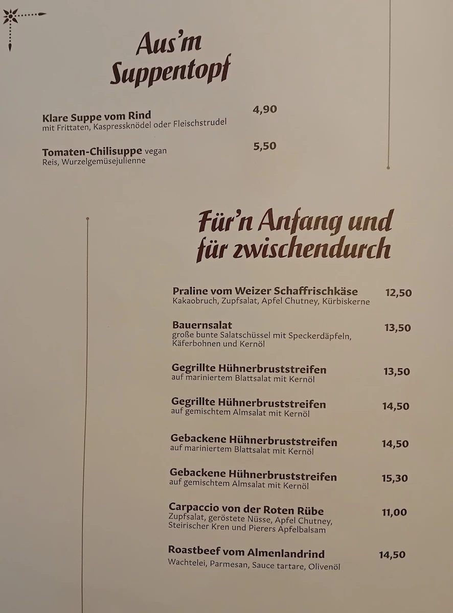 Speisekarte photo 3