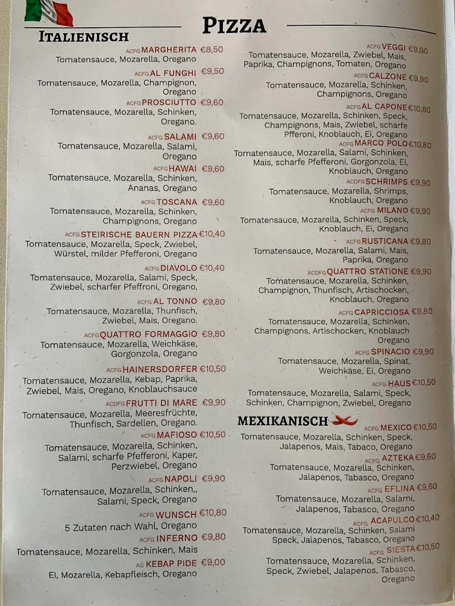 Speisekarte photo 2
