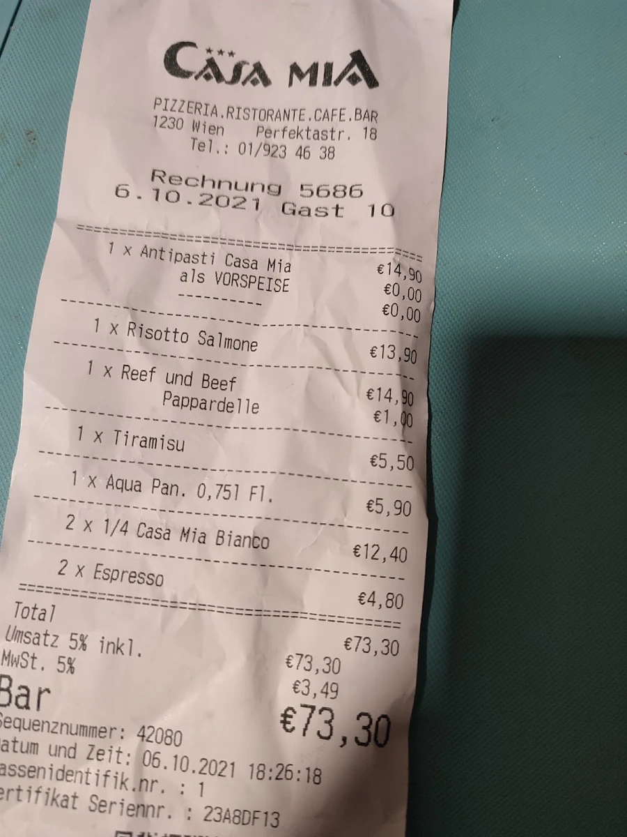 Speisekarte photo 3