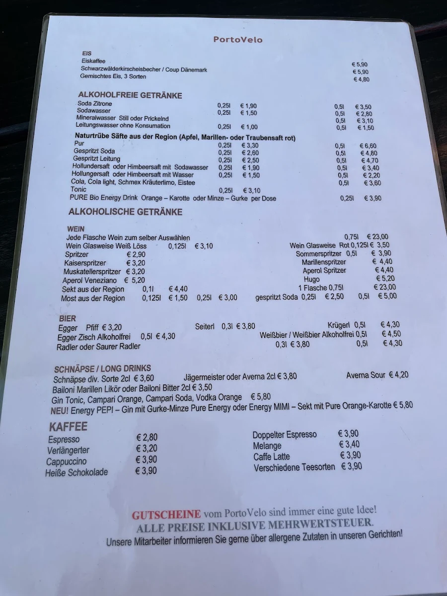 Speisekarte photo 1