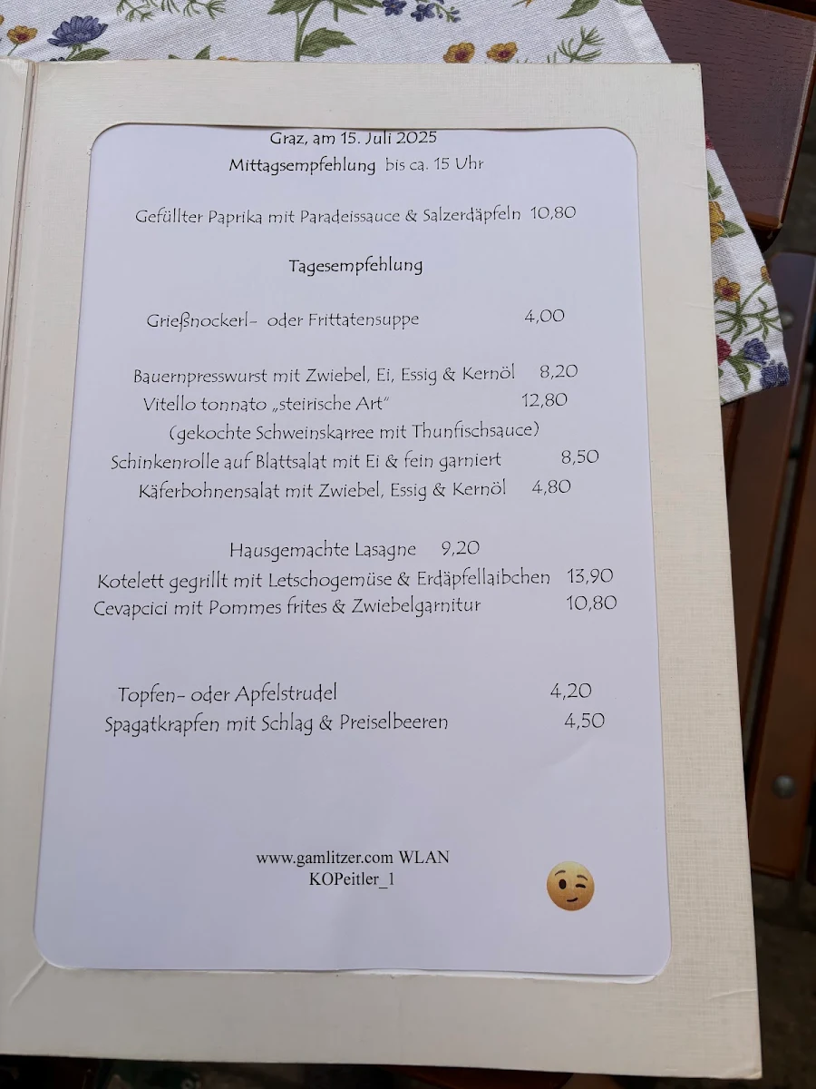 Speisekarte photo 7