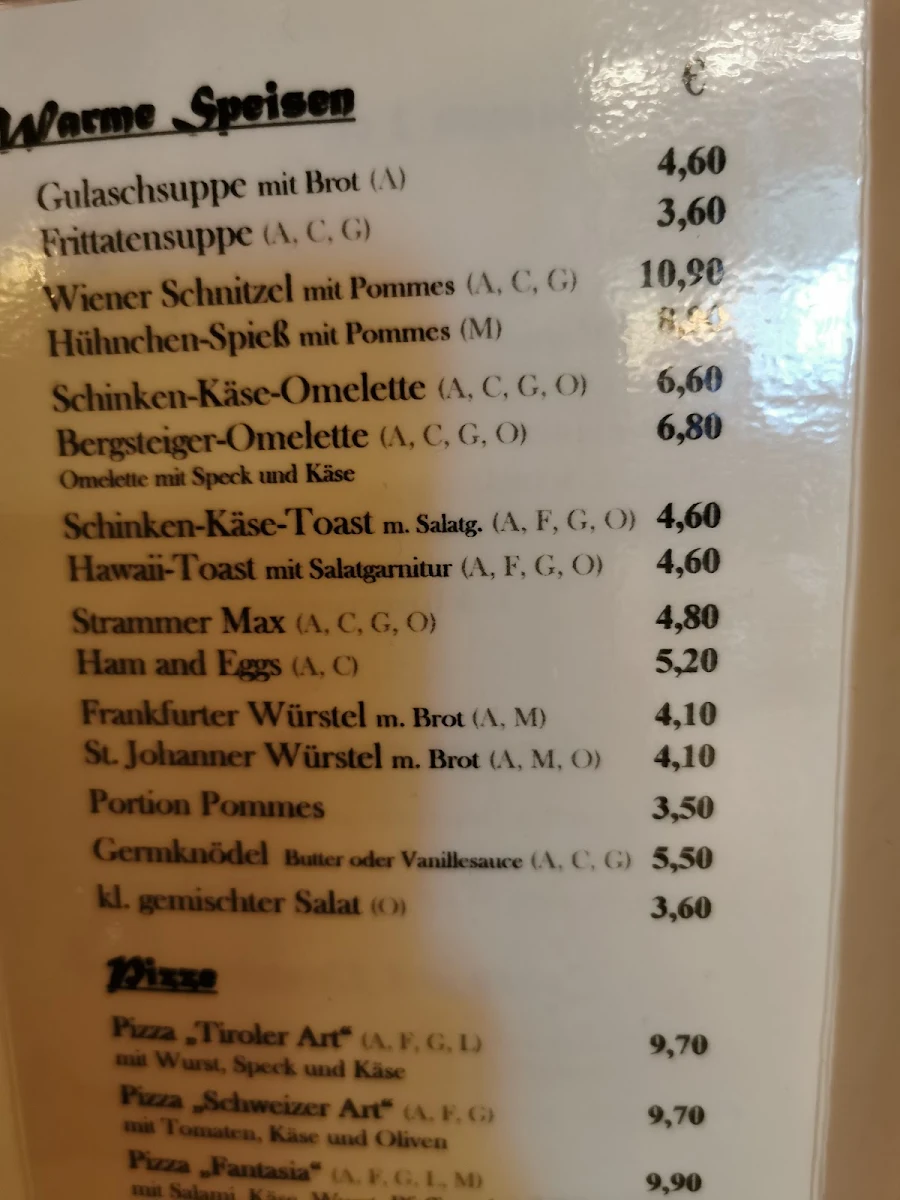 Speisekarte photo 2