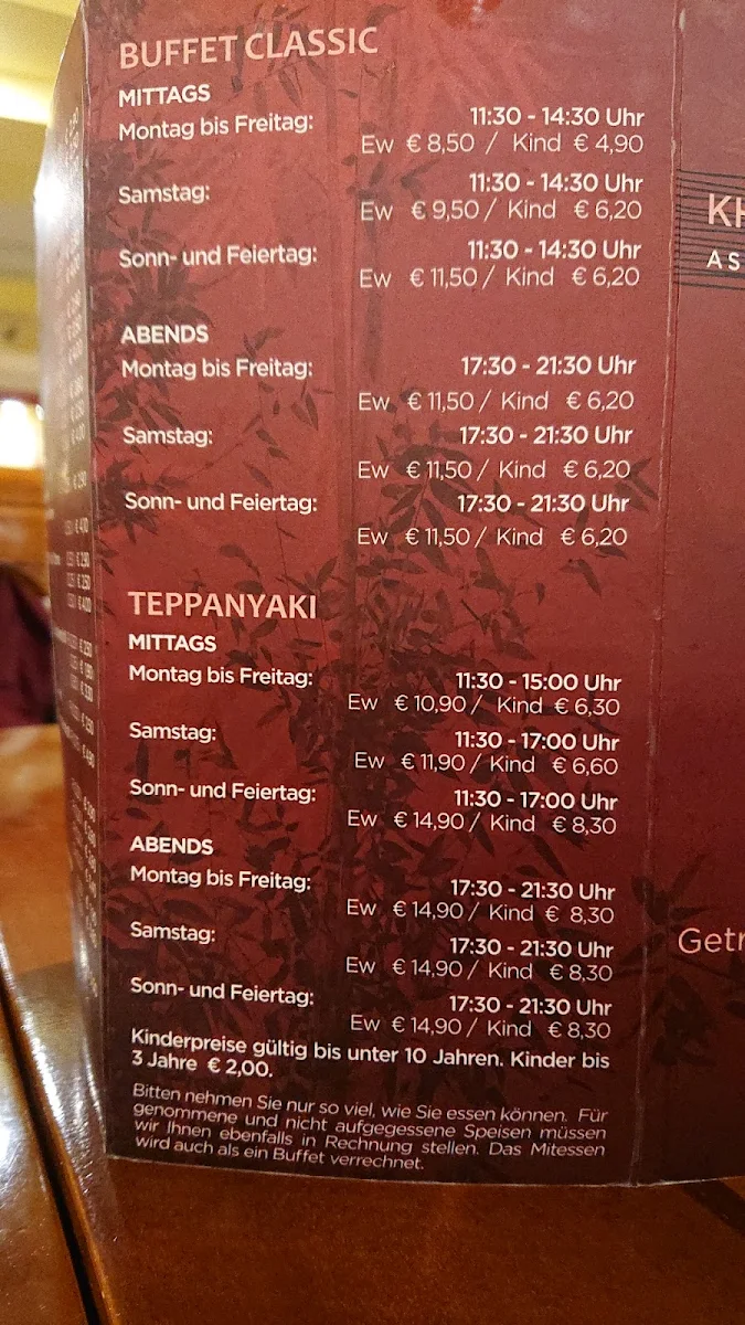 Speisekarte photo 2