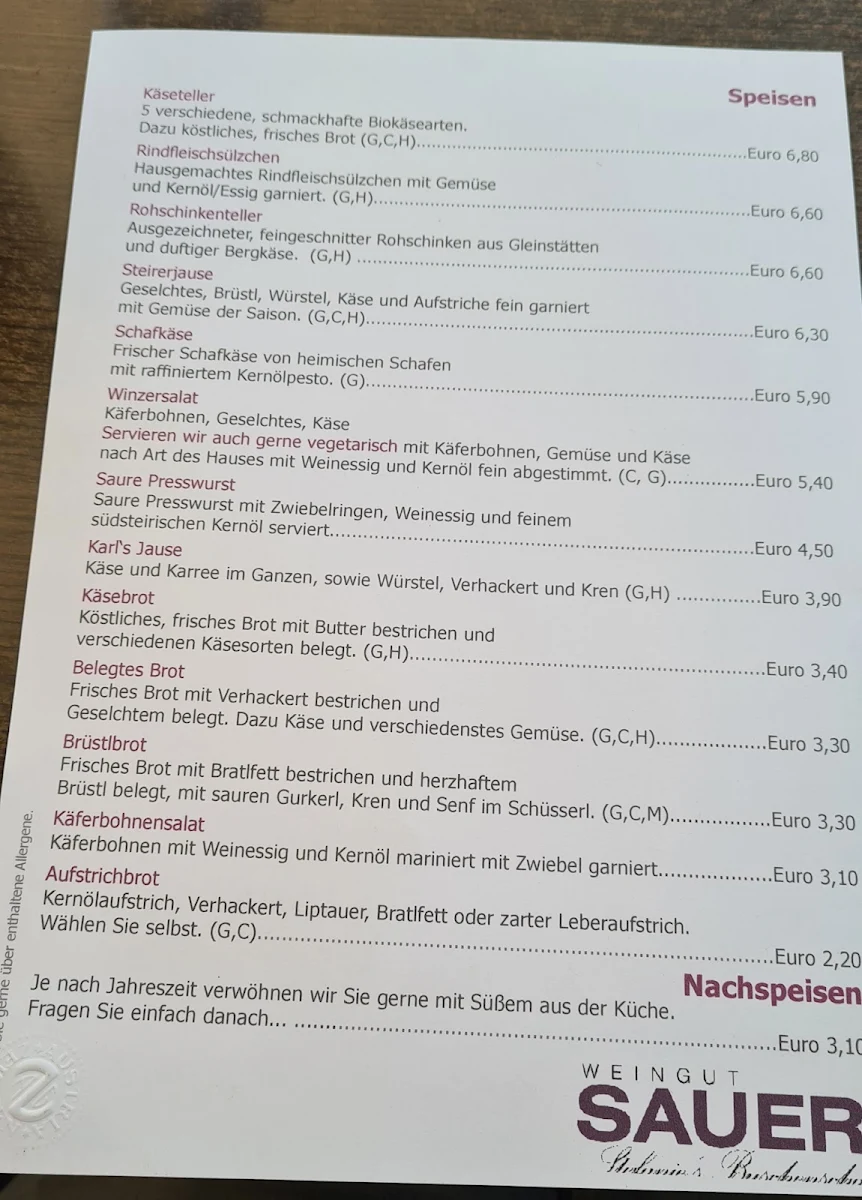 Speisekarte photo 3
