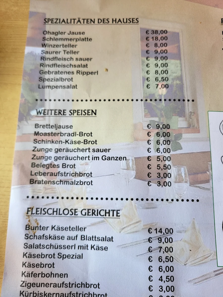 Speisekarte photo 2