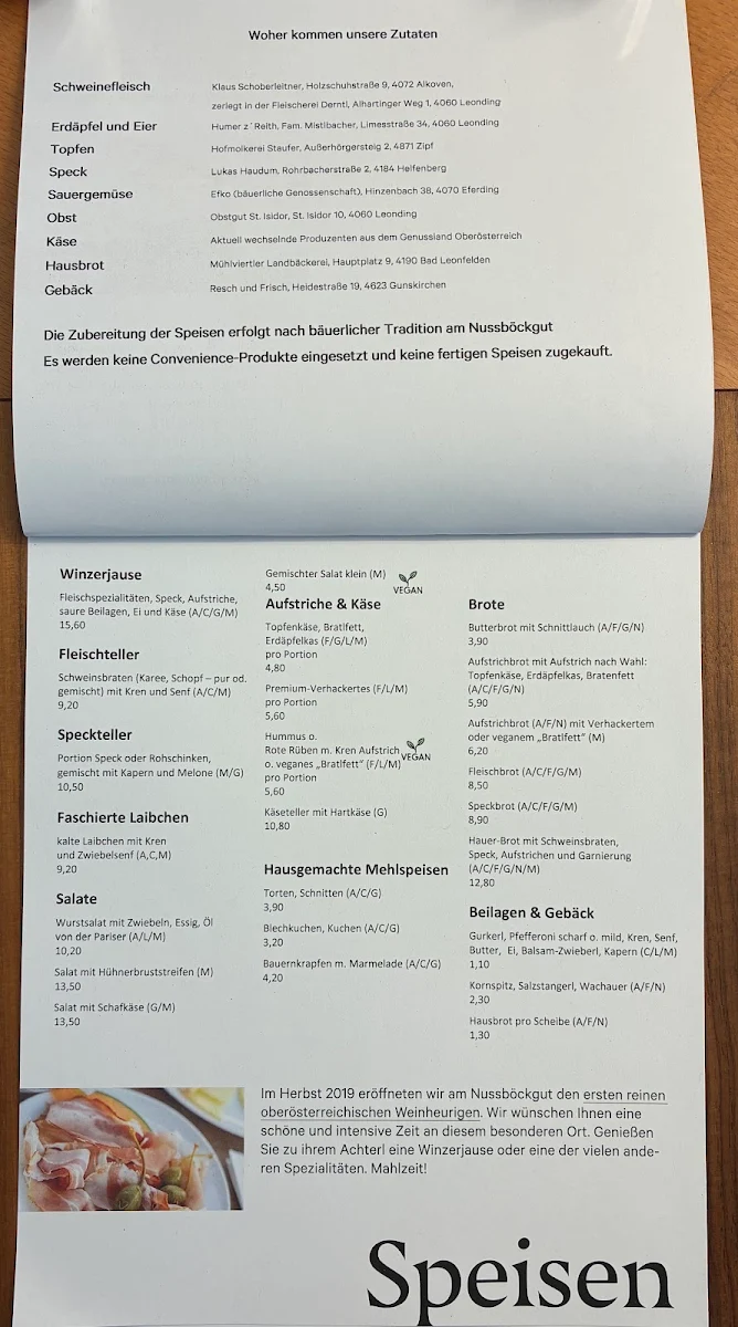 Speisekarte photo 1