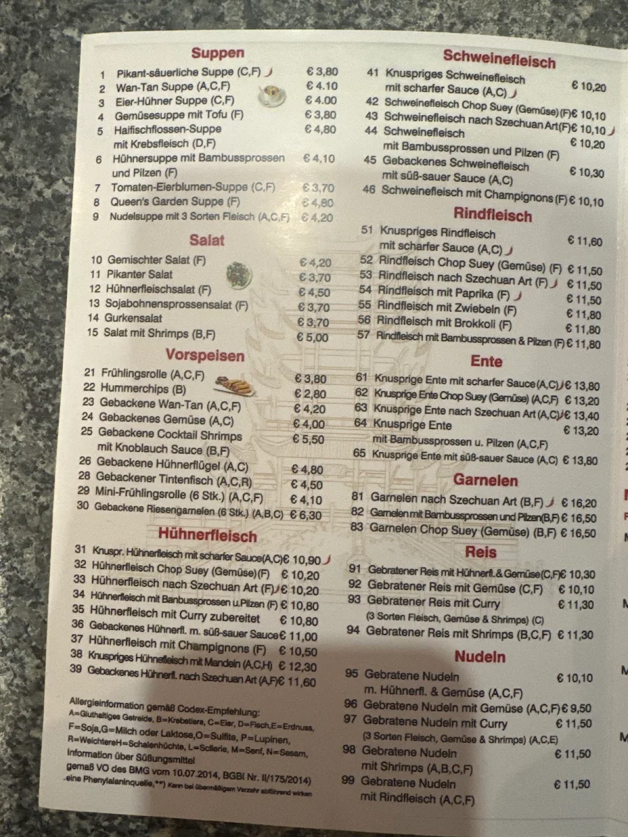 Speisekarte photo 3