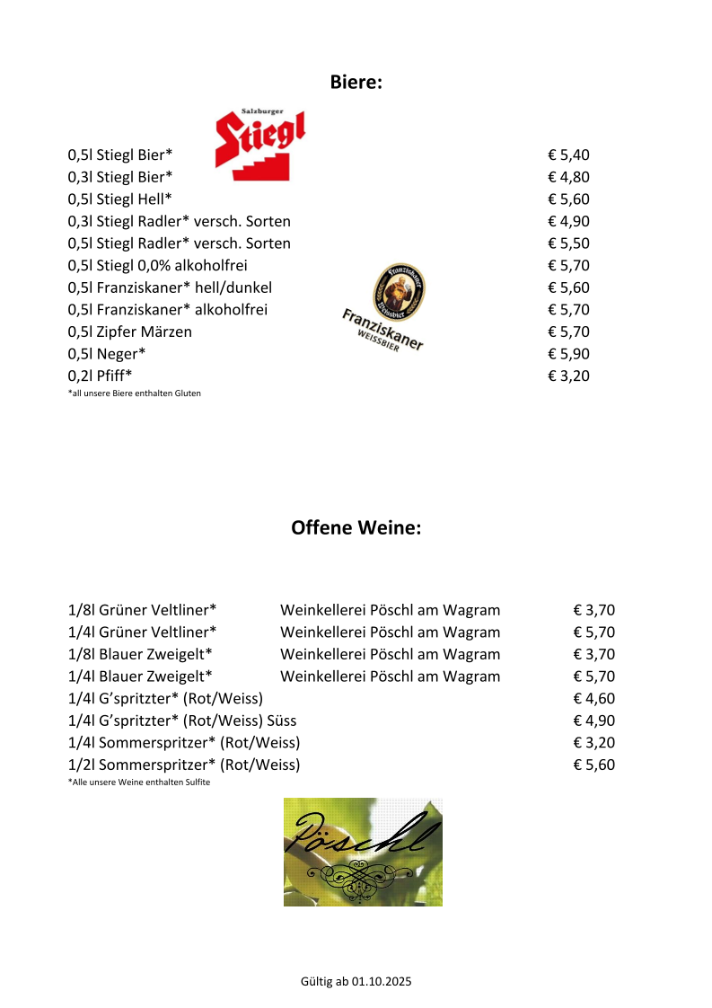 Speisekarte photo 1