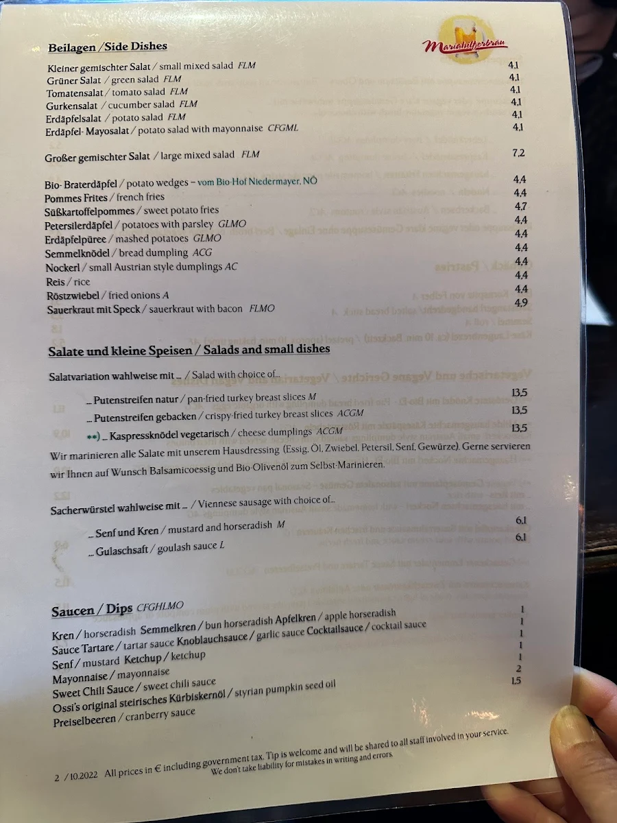 Speisekarte photo 9