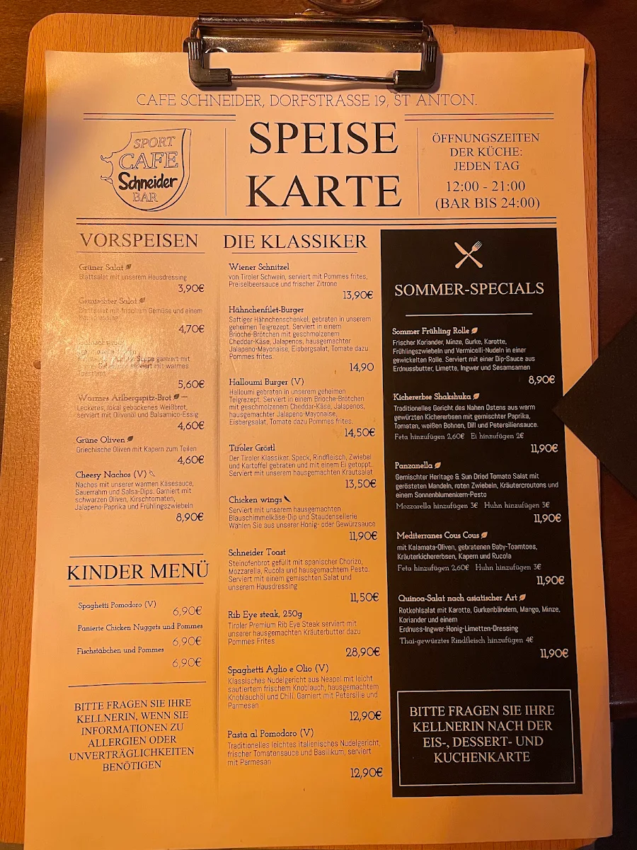 Speisekarte photo 2