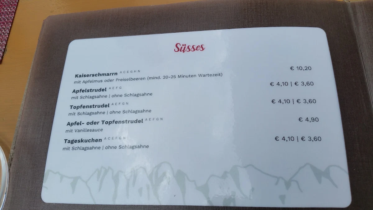 Speisekarte photo 3
