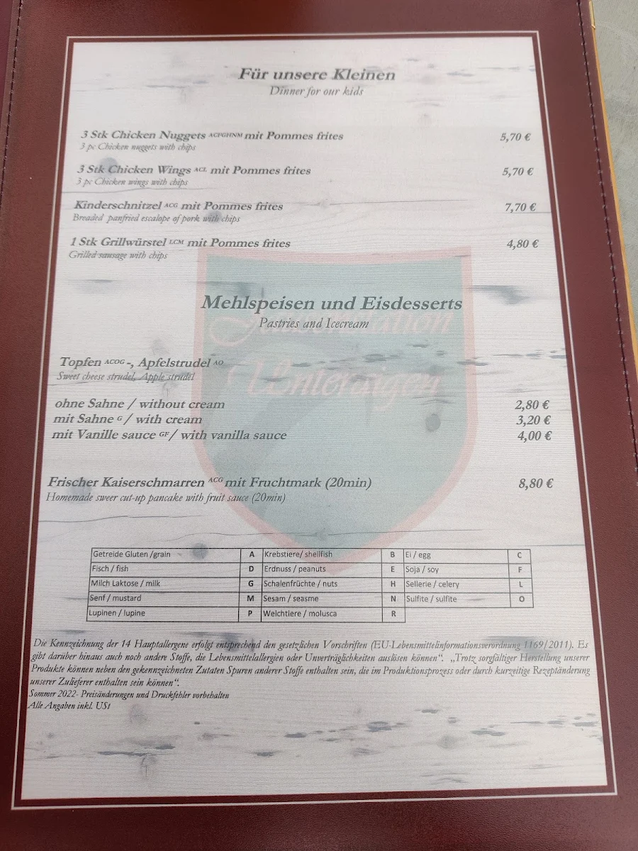 Speisekarte photo 4