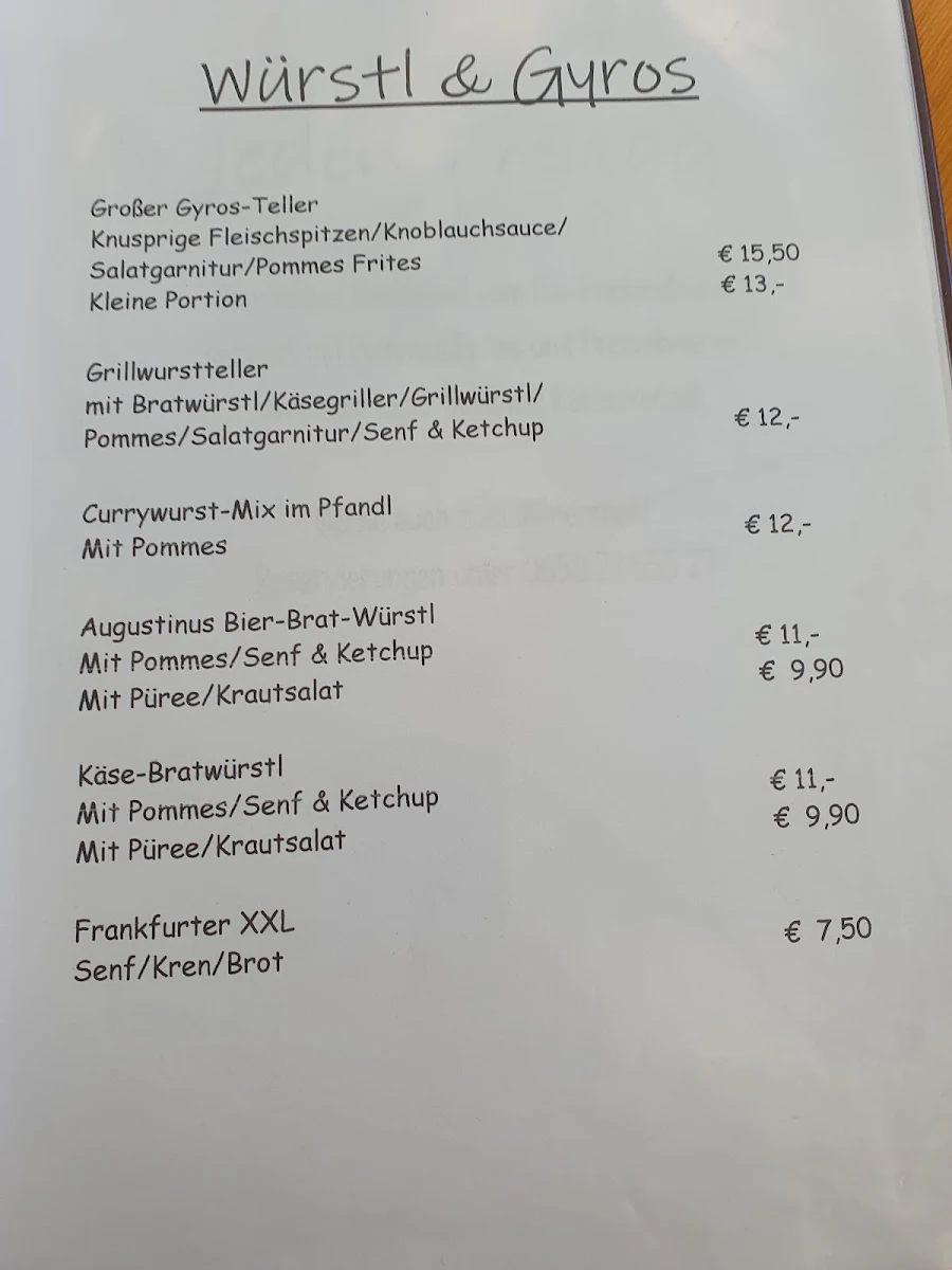 Speisekarte photo 1