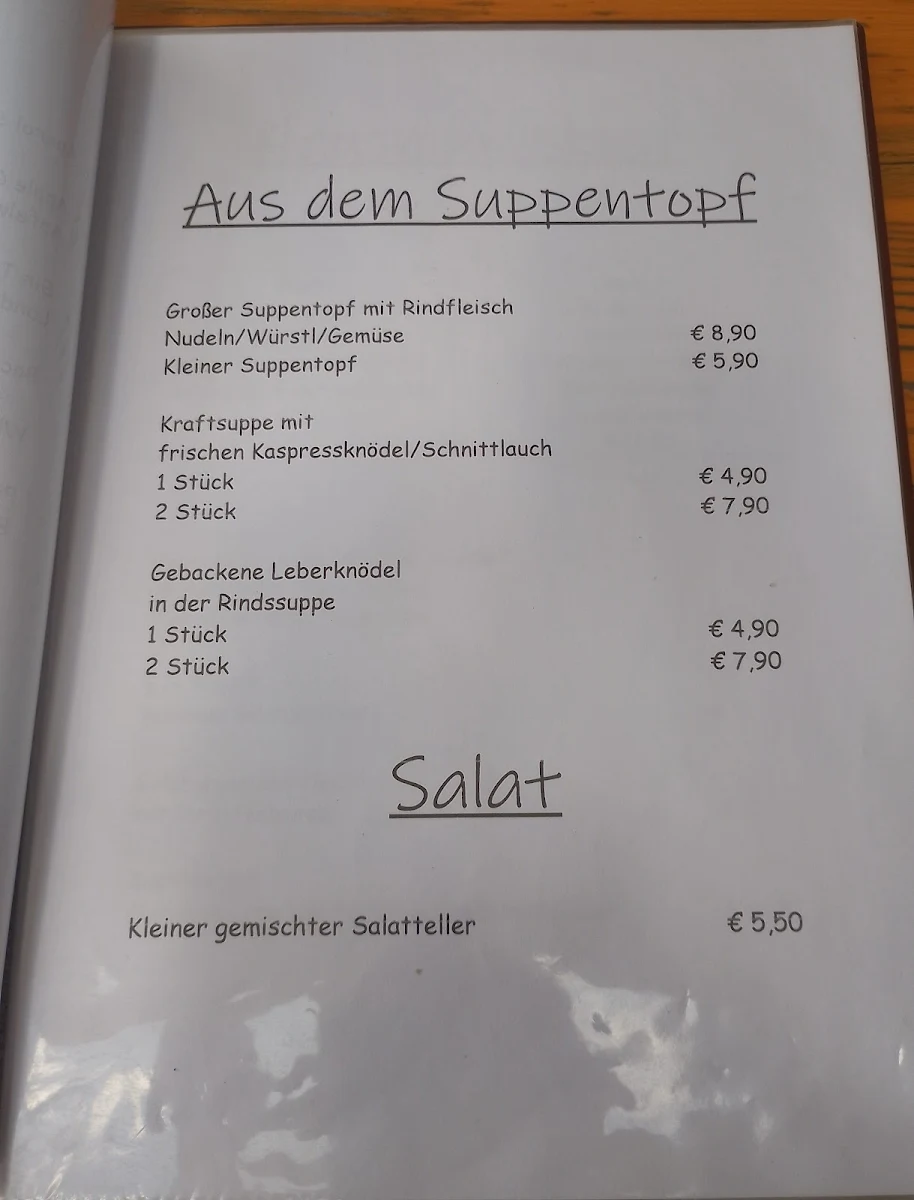 Speisekarte photo 3