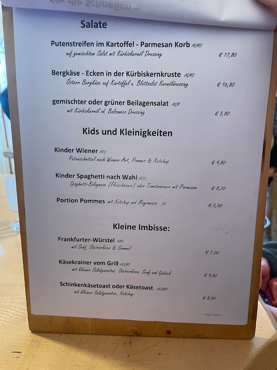 Speisekarte photo 2