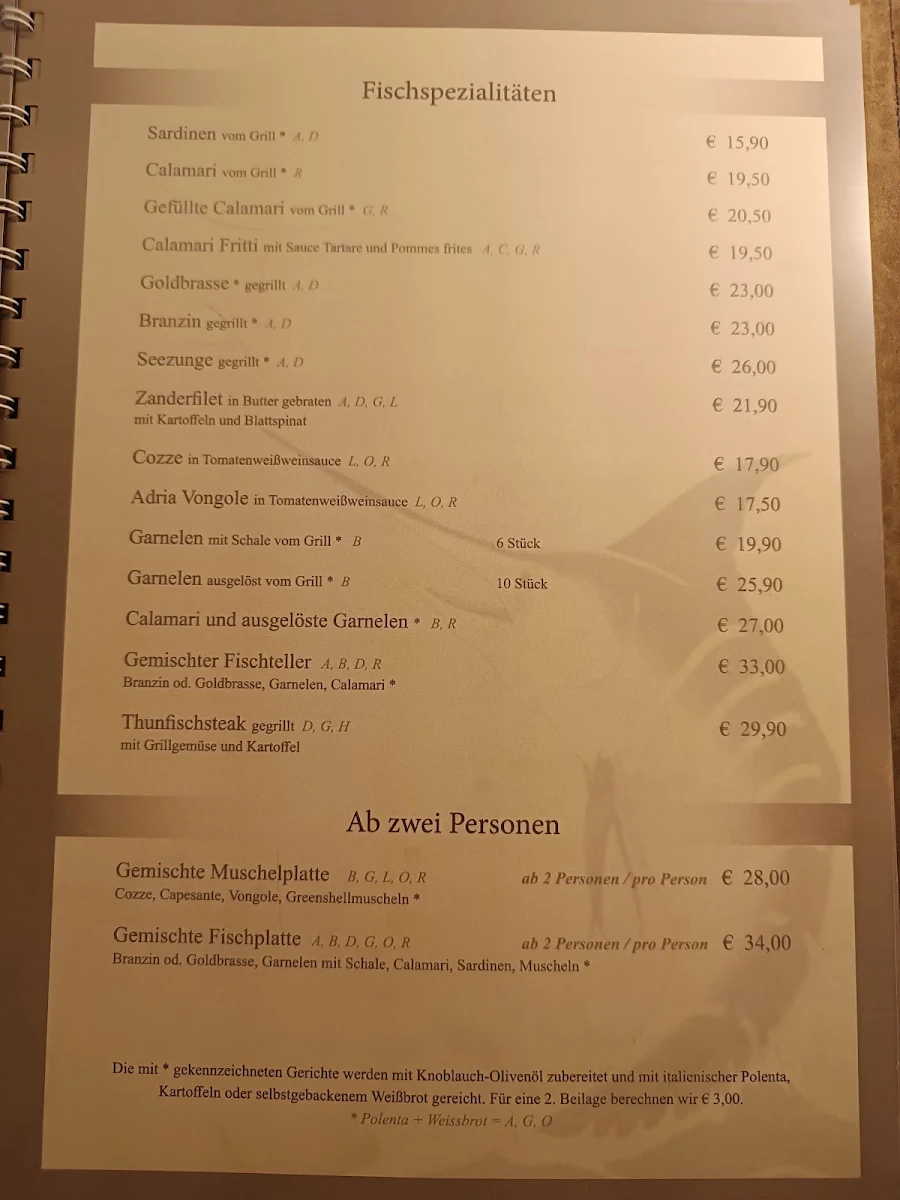 Speisekarte photo 5