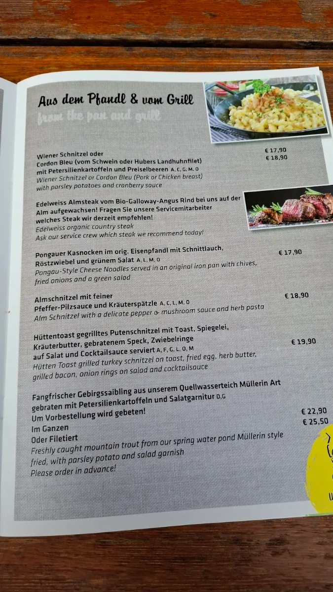 Speisekarte photo 1