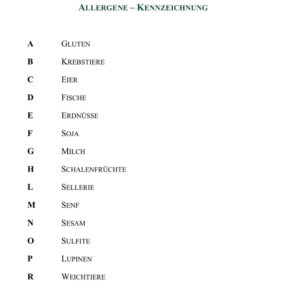Speisekarte photo 8