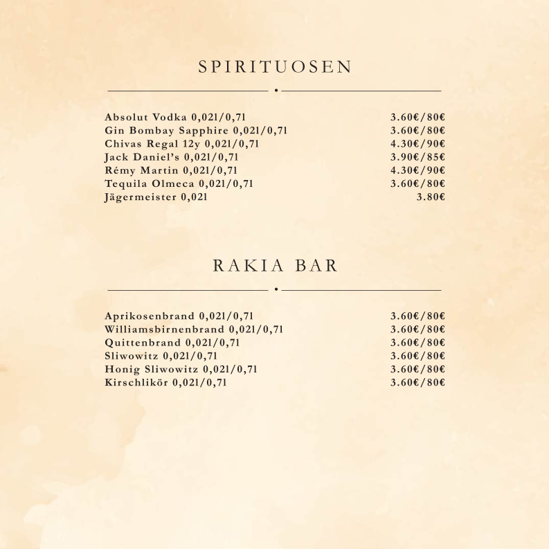 Speisekarte photo 4