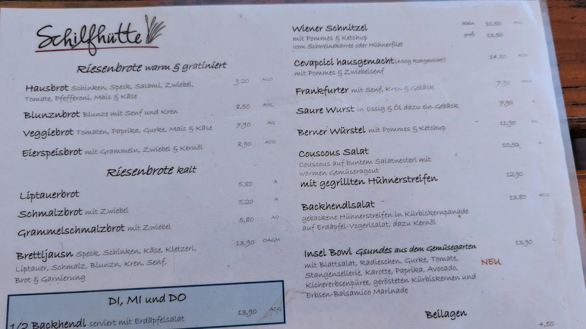 Speisekarte photo 6