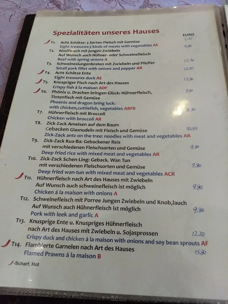 Speisekarte photo 3