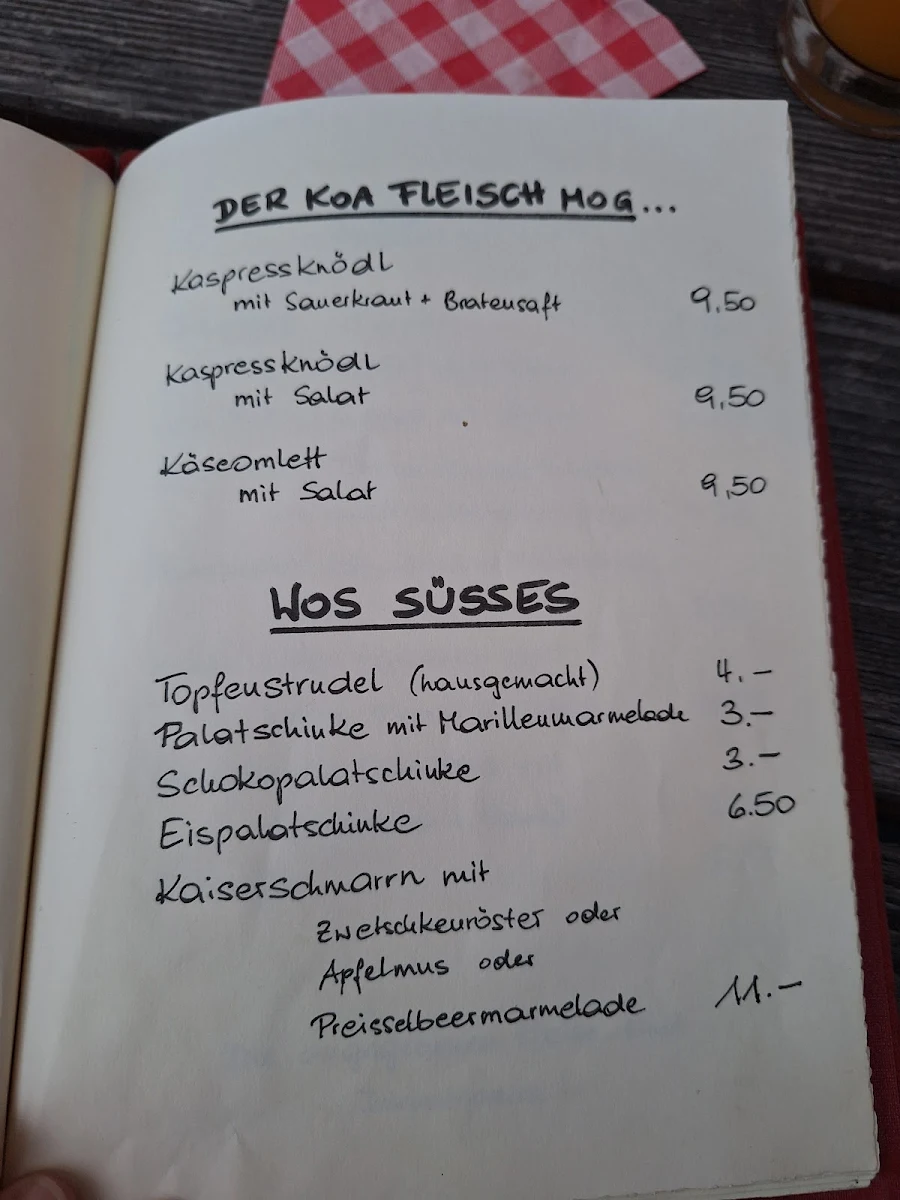 Speisekarte photo 1