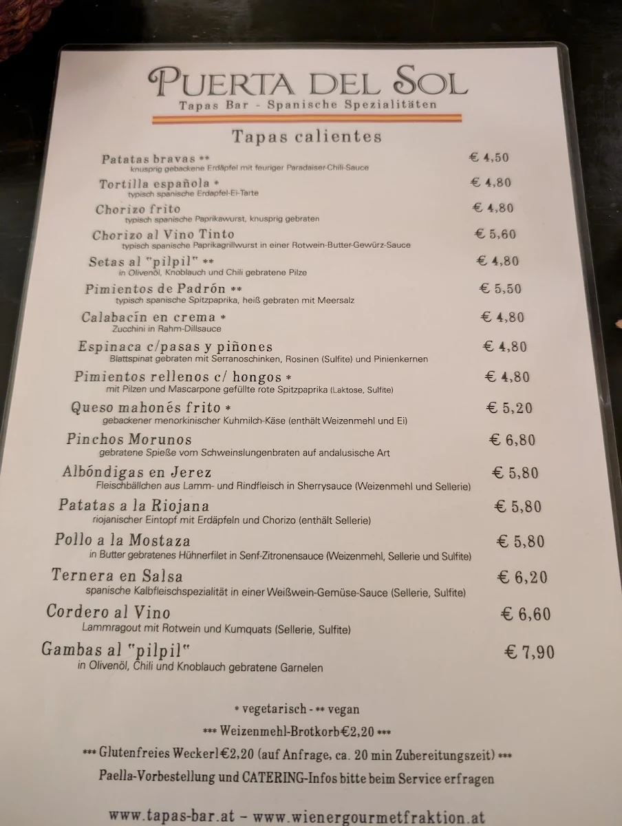 Speisekarte photo 2