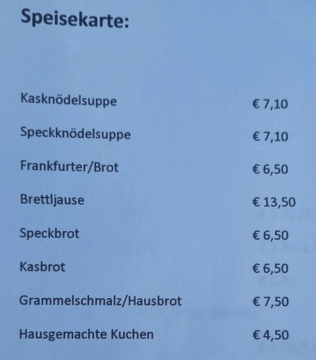 Speisekarte photo 1