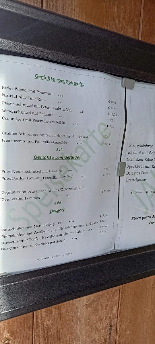 Speisekarte photo 10
