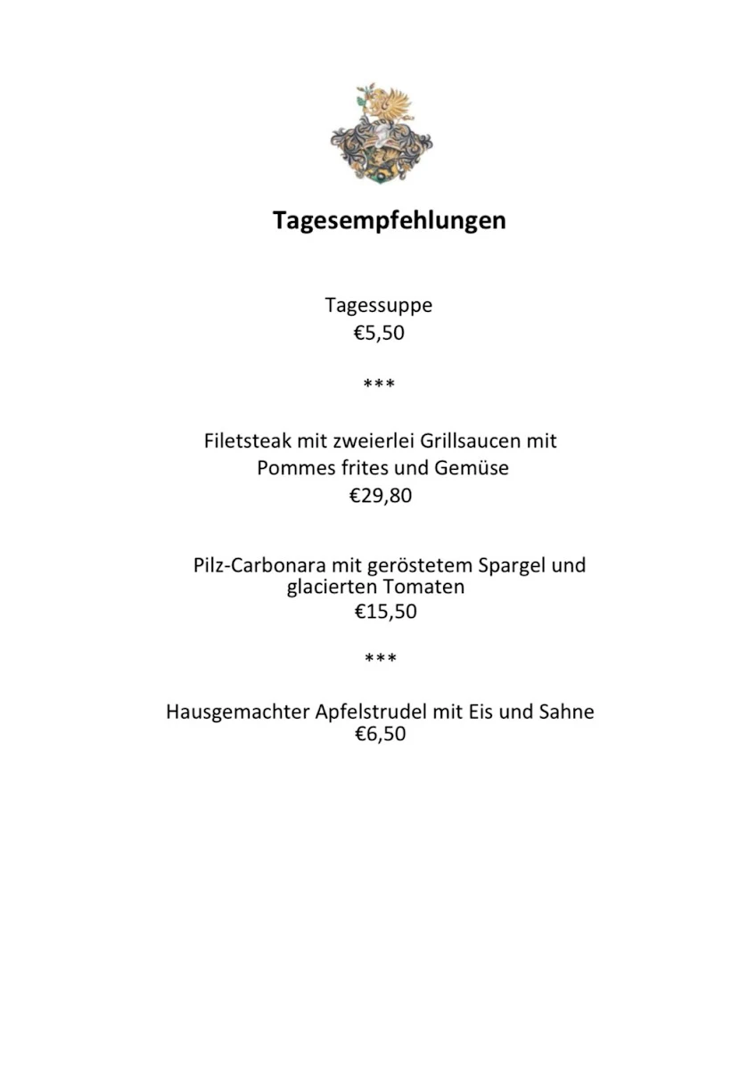 Speisekarte photo 6