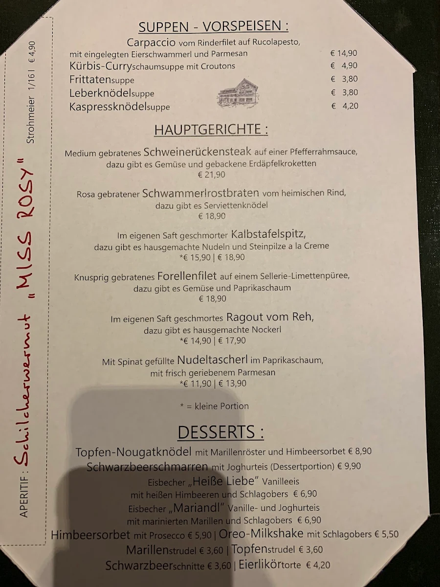 Speisekarte photo 1
