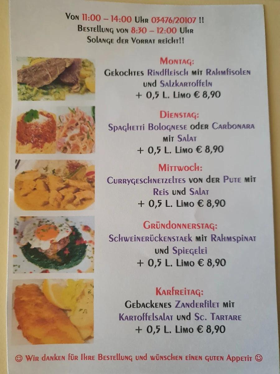 Speisekarte photo 2