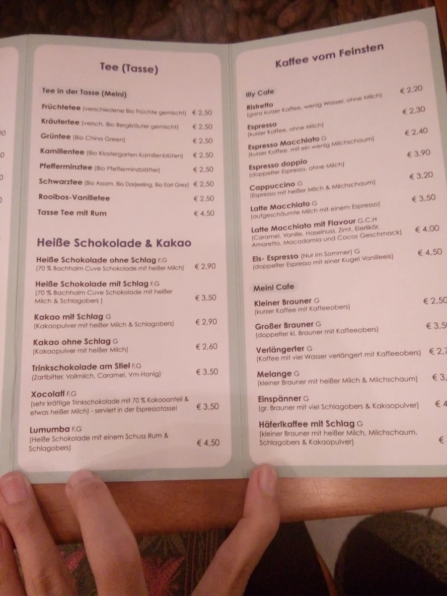 Speisekarte photo 1