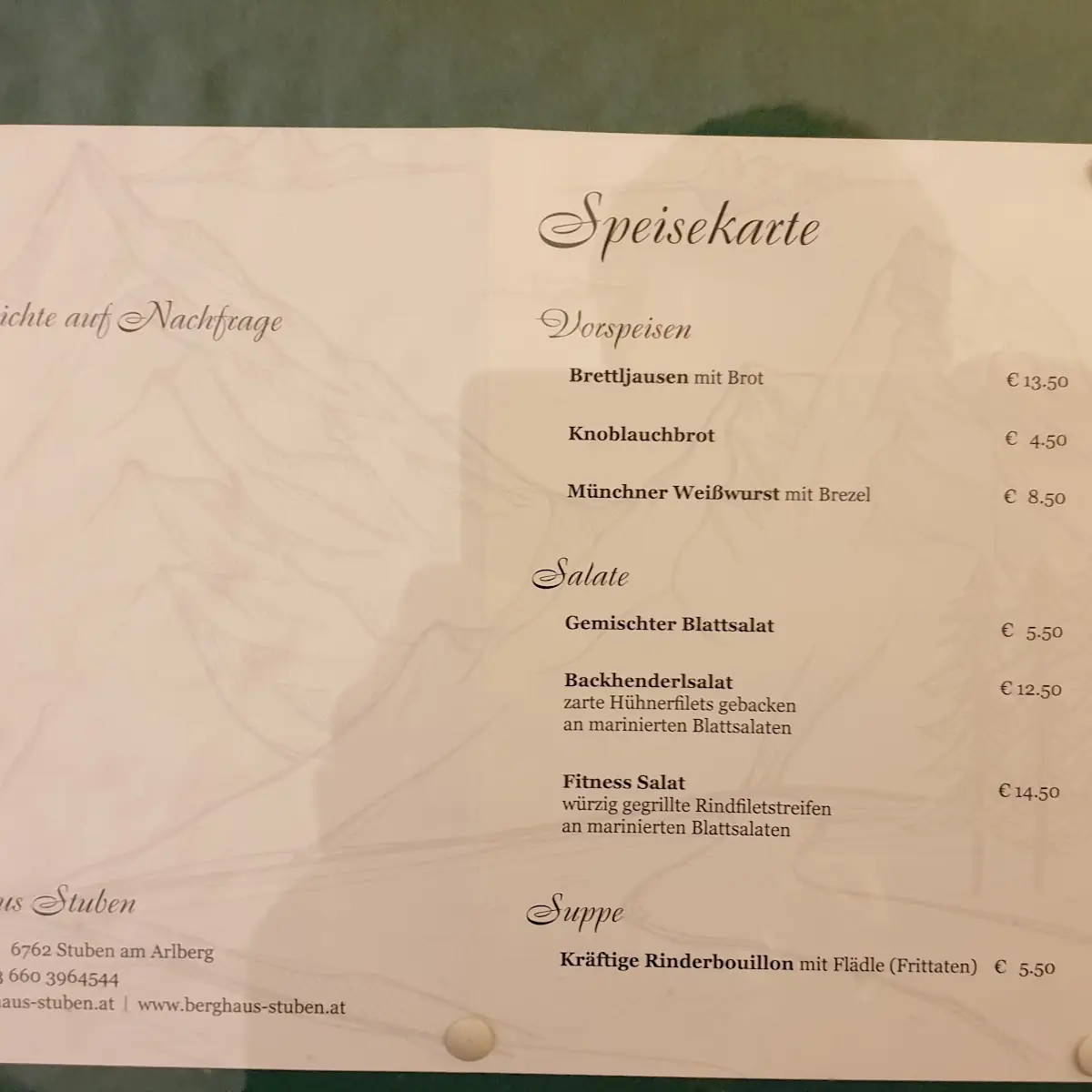 Speisekarte photo 10
