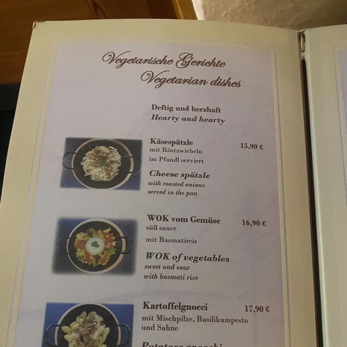 Speisekarte photo 6