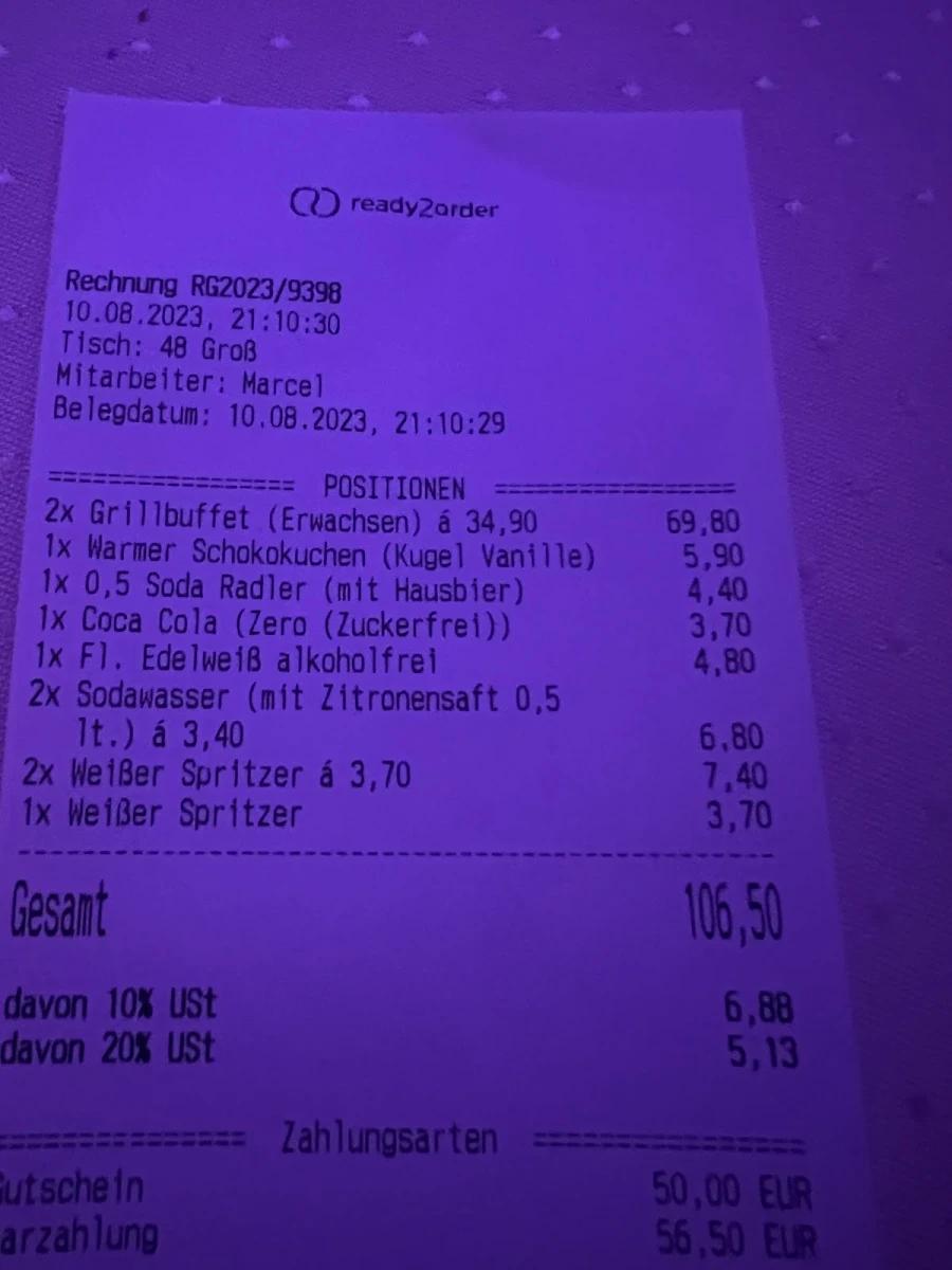 Speisekarte photo 5
