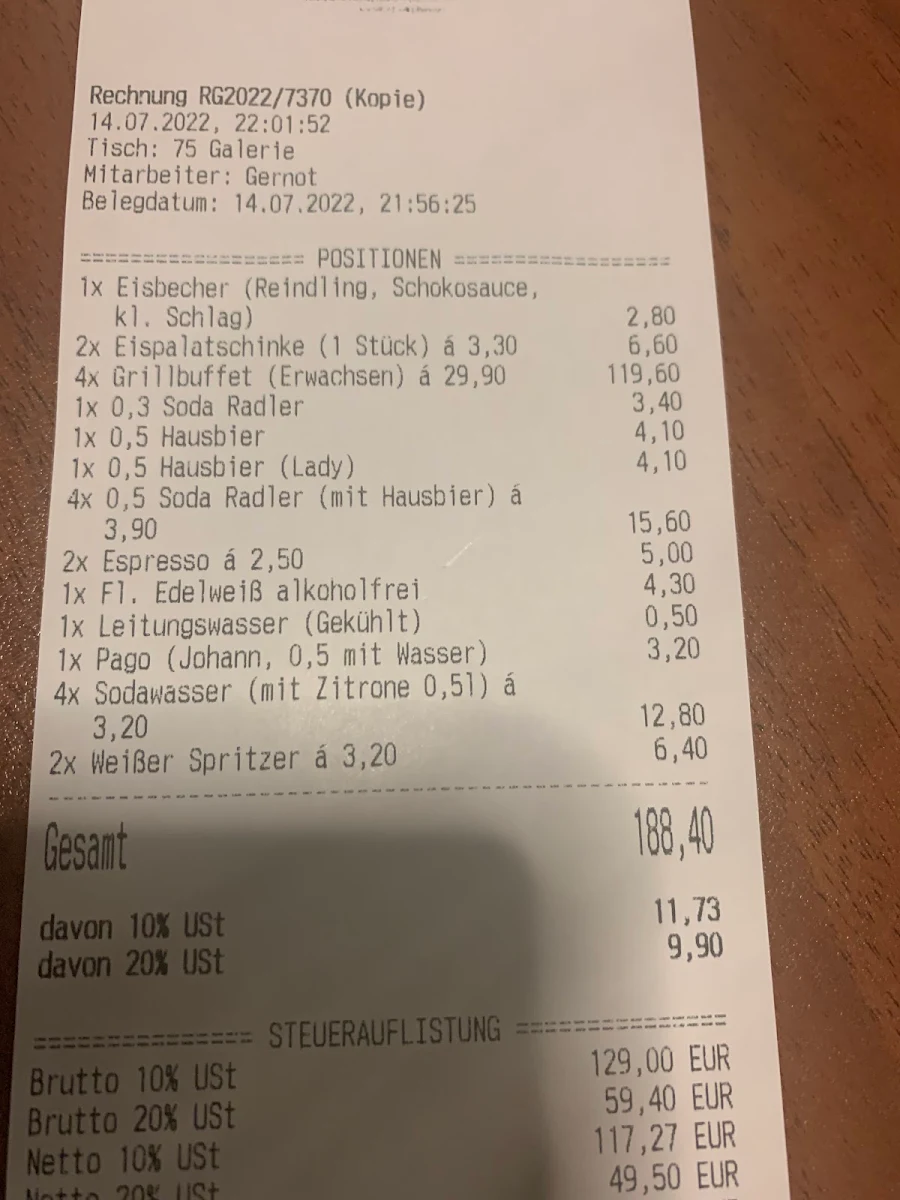 Speisekarte photo 6