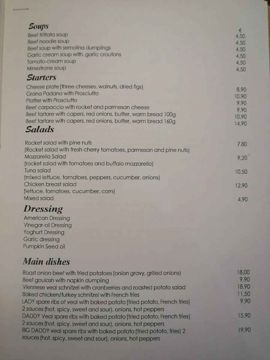 Speisekarte photo 9