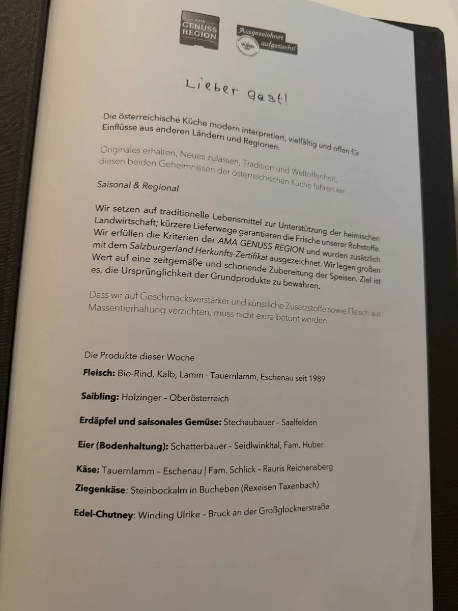Speisekarte photo 1