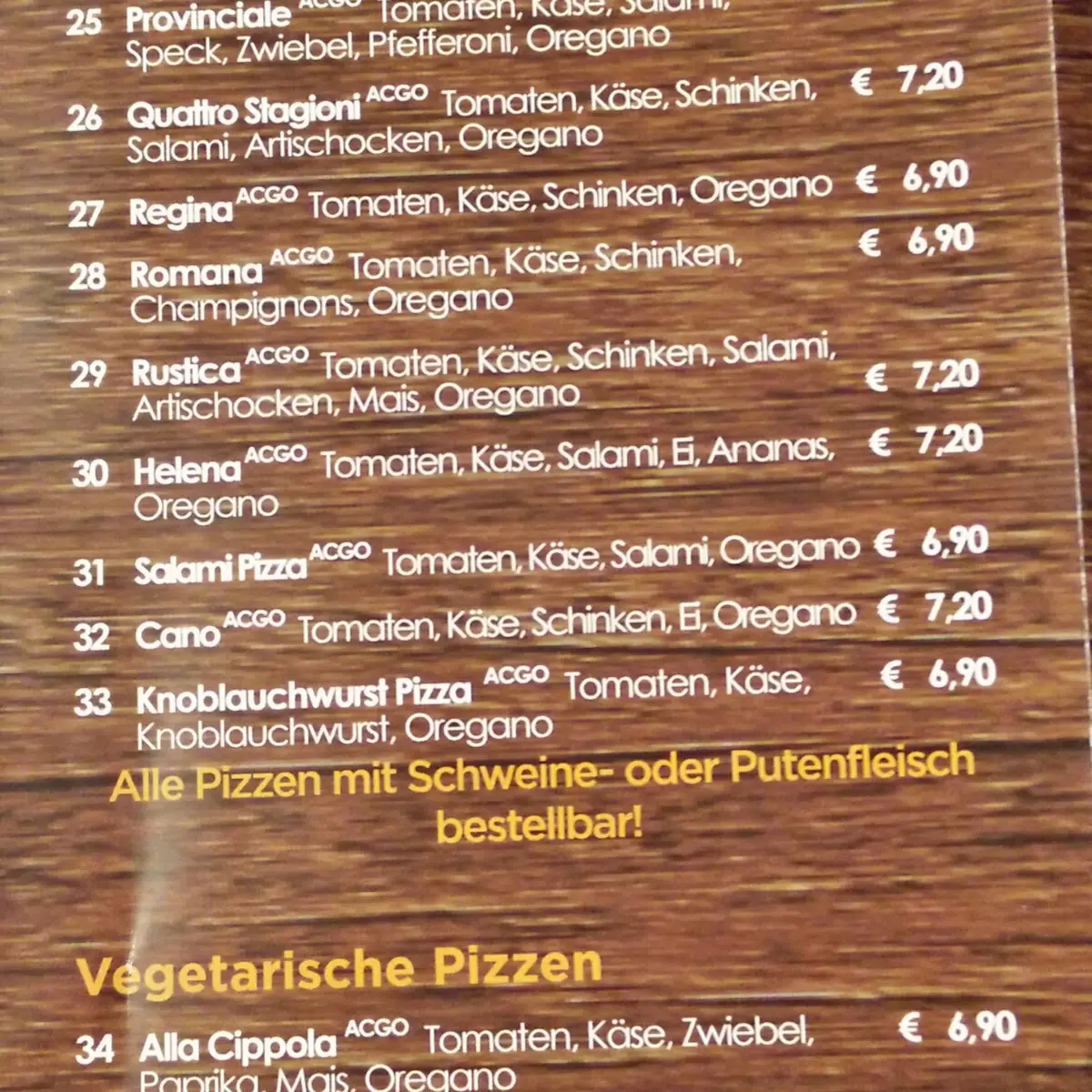 Speisekarte photo 5