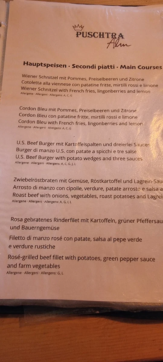 Speisekarte photo 2