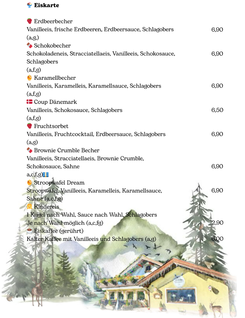 Speisekarte photo 5