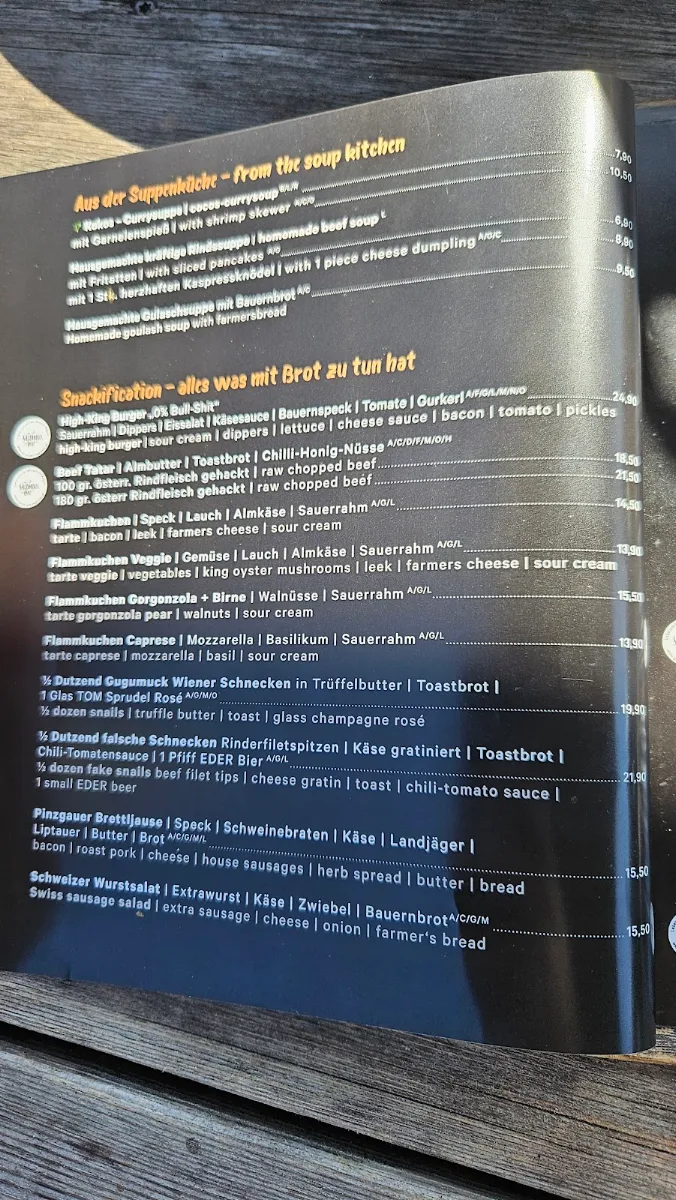 Speisekarte photo 2