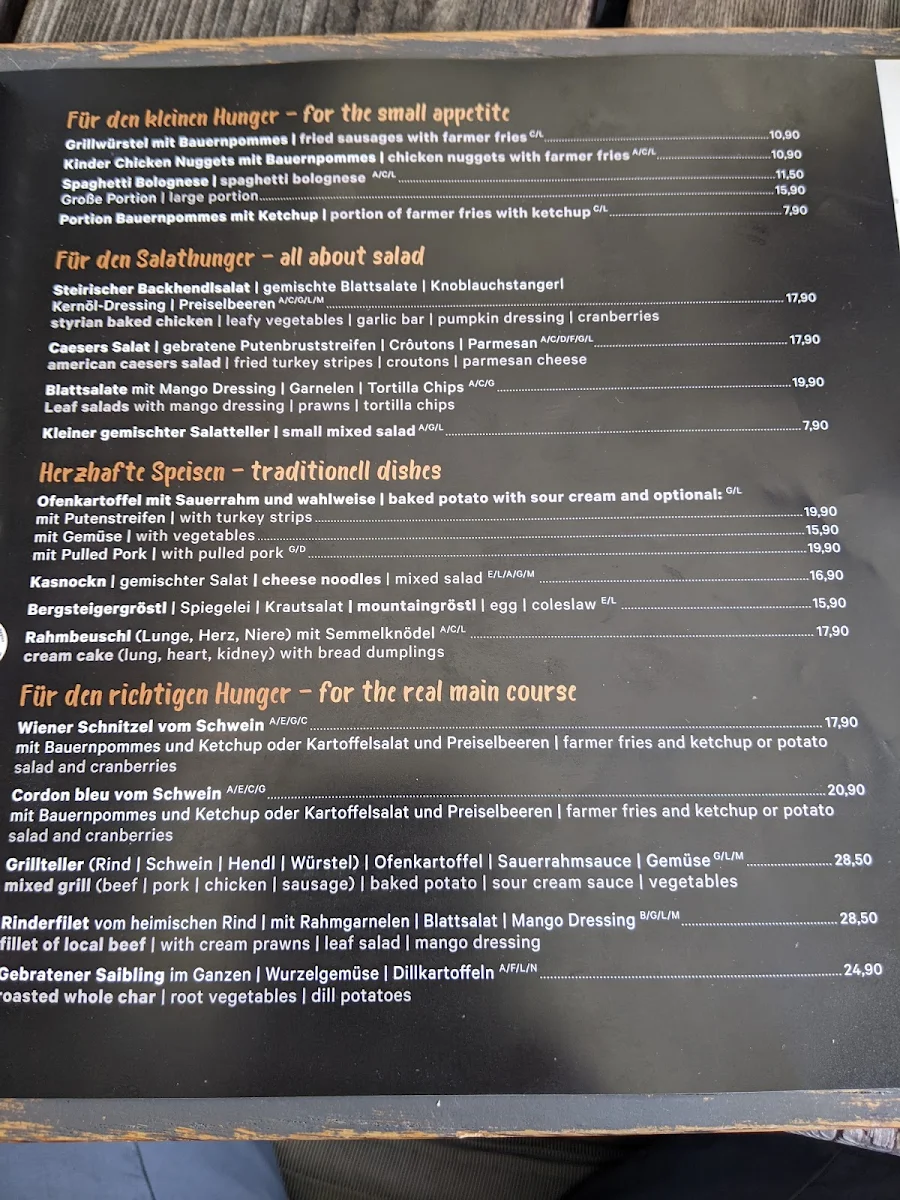 Speisekarte photo 3