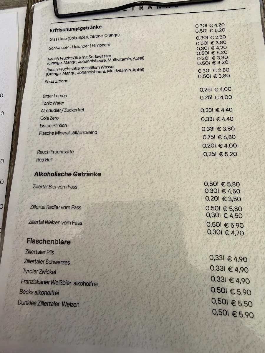 Speisekarte photo 2