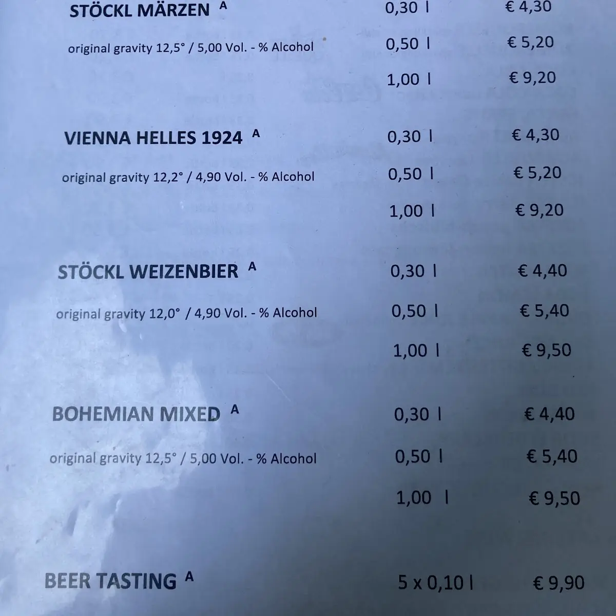 Speisekarte photo 10
