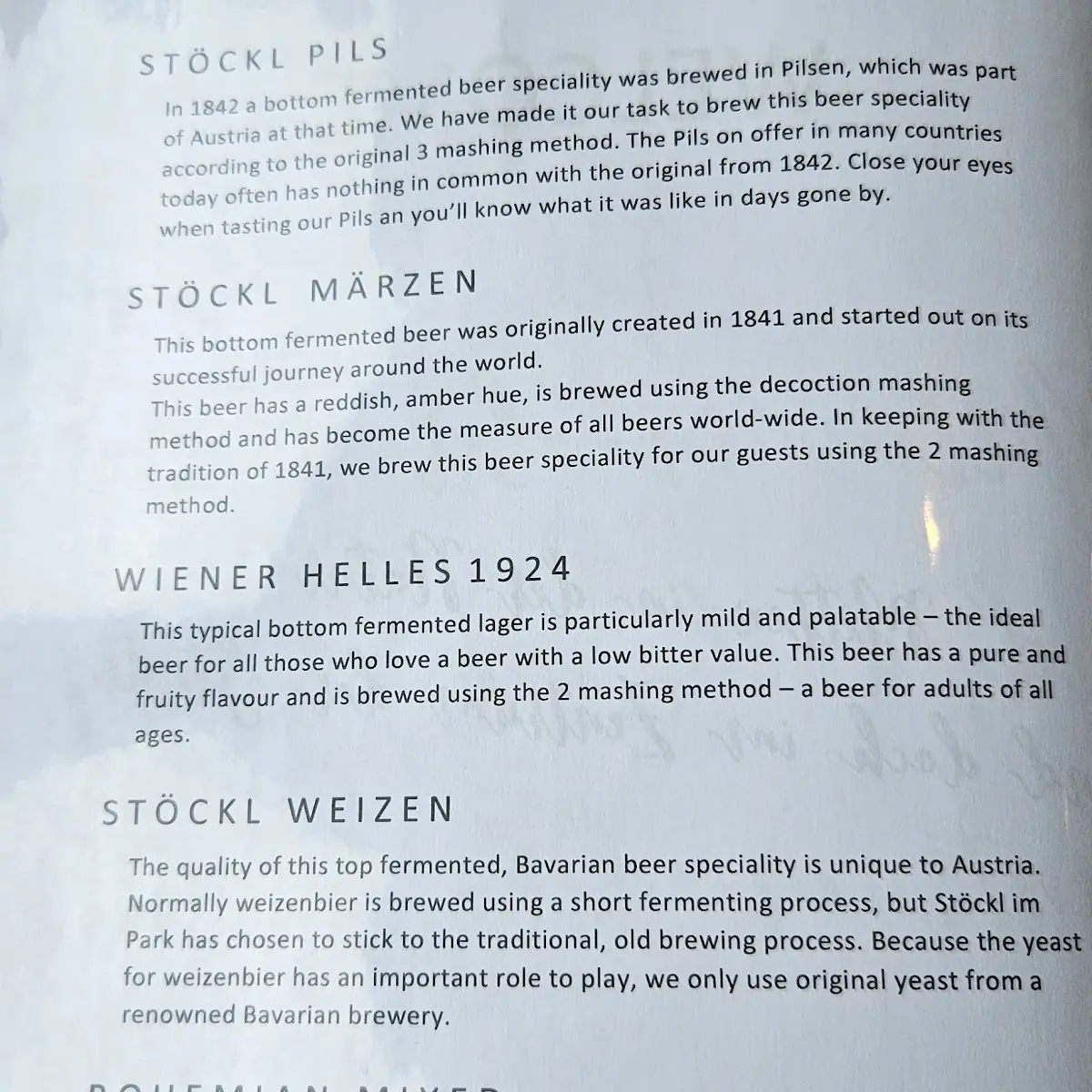 Speisekarte photo 5